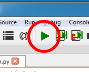 Python Spyder run