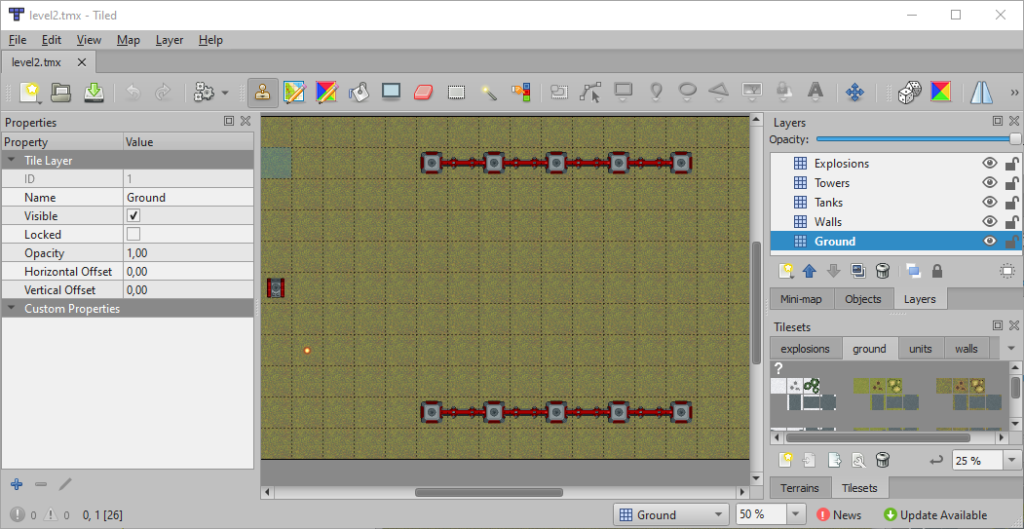 Tiled map editor