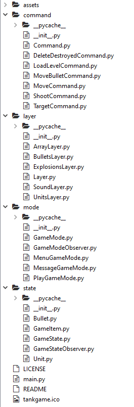 Tank game files