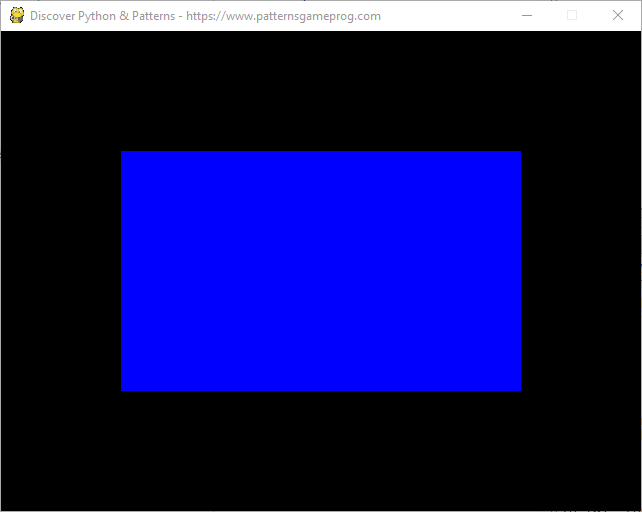 Draw a rectangle with Pygame